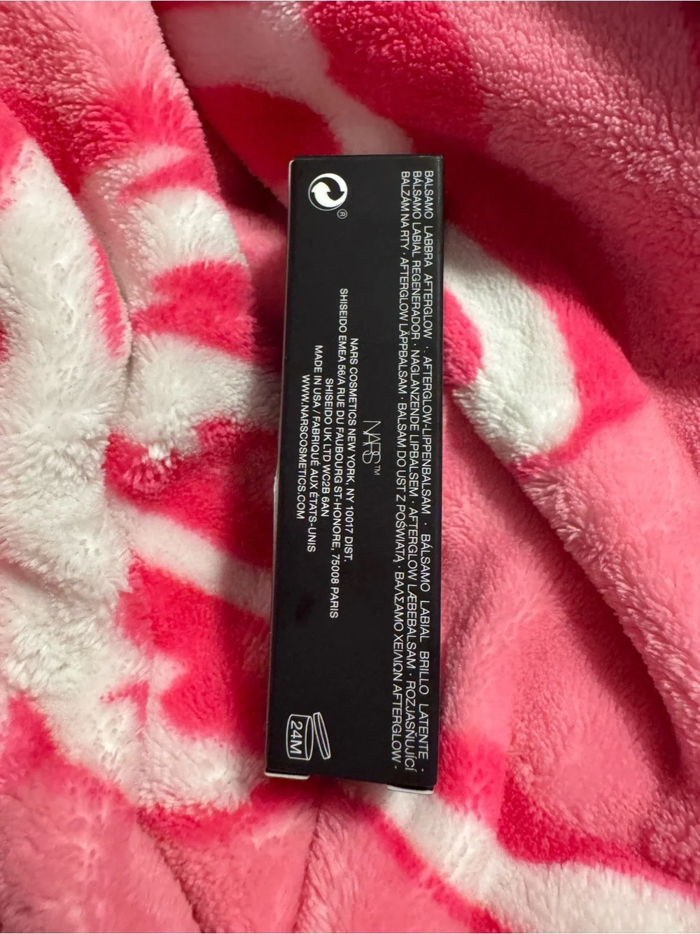 NARS Afterglow Lip Balm Shade Orgasm New in box
